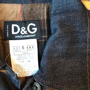 Dolce and Gabbana jean coat